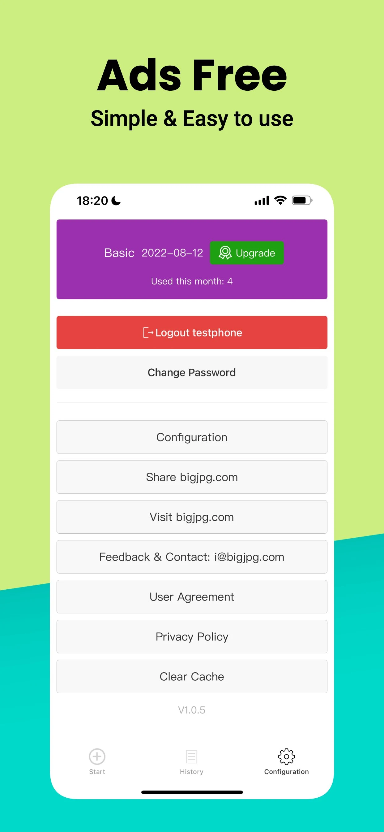 Bigjpg screenshot